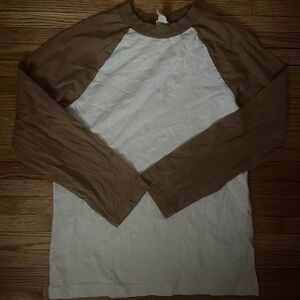 H&M long sleeve baseball tee